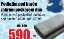 Podložka kruhová pod bazén průměr 3,8 m 200g/m2 (pro bazén 3,66 m)