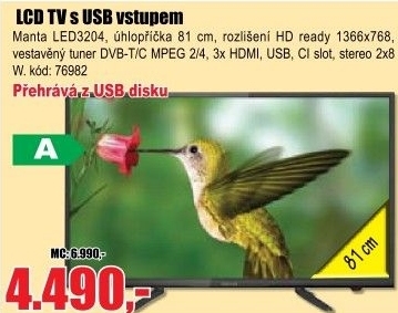 BTV LCD MANTA LED3204
