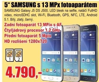 Telefon SAMSUNG Galaxy J5 J500 DS Gold