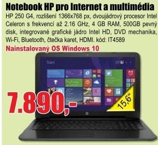 Notebook HP 250 G4 15.6