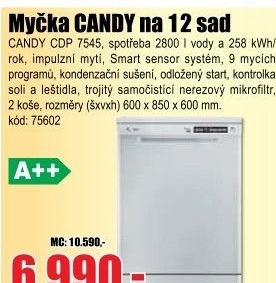 Myčka CANDY CDP 7545 A++