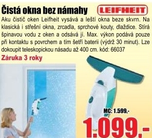 Vysavač na okna Leifheit 51113