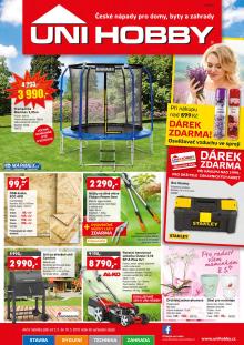 akční leták UNI HOBBY 5.5.2016-18.5.2016