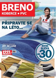 akční leták Breno koberce 5.5.2016-31.5.2016