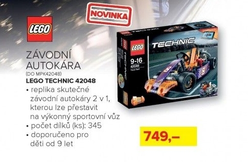 Lego Technik, závodní autokára