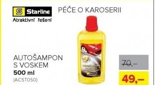 Autošampon s voskem Starline, 500 ml