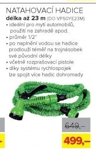 Natahovací hadice