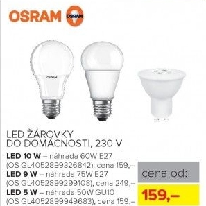 LED žárovka Osram, 10 W