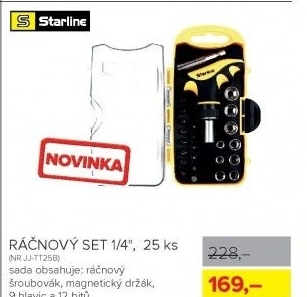 Ráčnový set 1/4