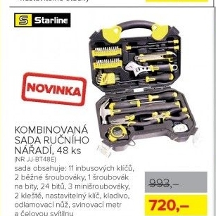 Kombinovaná sada ručního nářadí Starline, 48ks