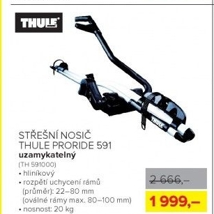 Nosič jízdního kola Thule ProRide 591, uzamykatelný