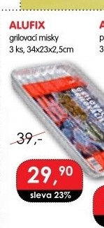 Tácky grilovací AluFix