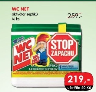 Aktivátor septiků biologický WC Net