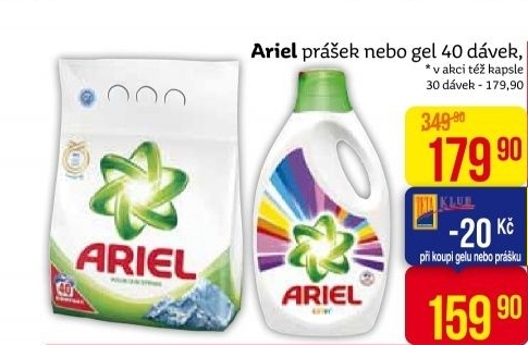 Prací prášek Ariel