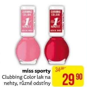 Lak na nehty Clubbing Color Miss Sporty