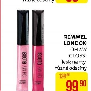 Lesk na rty Oh My Gloss! Rimmel