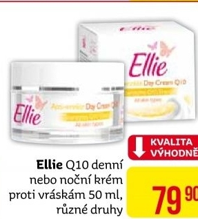 Krém pleťový proti vráskám Q10 Ellie Helios Herb