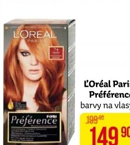 Barva na vlasy Préférence L'oréal