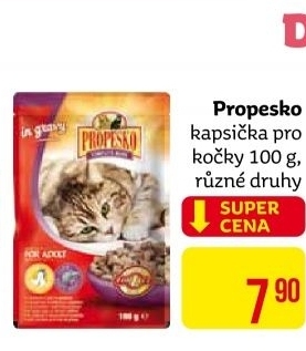 Kapsičky pro kočky Propesko