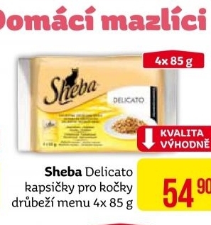 Kapsičky pro kočky Delicato Sheba
