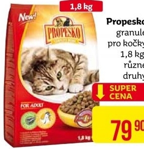 Granule pro kočky Propesko