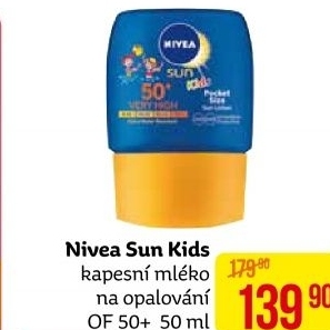Mléko na opalování dětské OF 50 Kids Sun Nivea