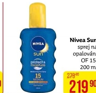 Sprej na opalování OF 15 Sun Nivea