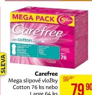 Vložky dámské slipové Carefree