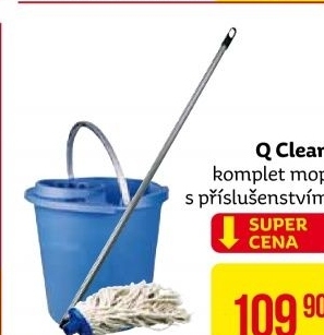 Mop s příslušenstvím Q Clean