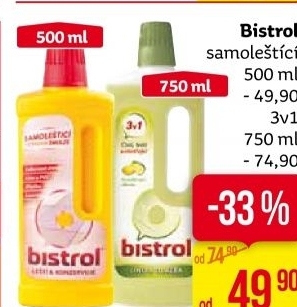 Emulze vosková samoleštící Bistrol