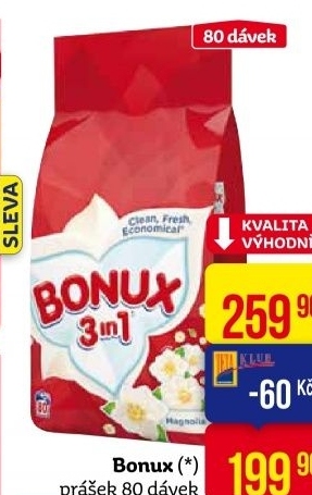Prací prášek Bonux