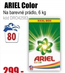 Prací prášek ARIEL Color 80PD/6kg