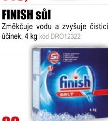 FINISH sůl do myčky 4 kg