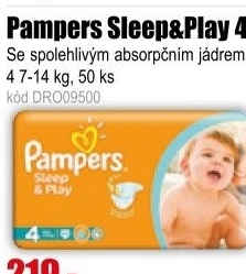Plenky Pampers Sleep&Play 4 7-14kg 50ks