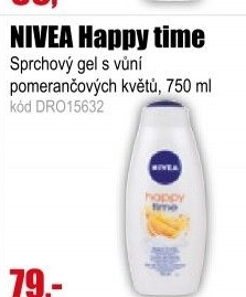 Sprchový gel NIVEA Happy time 750ml