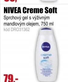 Sprchový gel NIVEA Creme soft 750ml