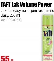 TAFT lak Volume Power pro objem 250ml
