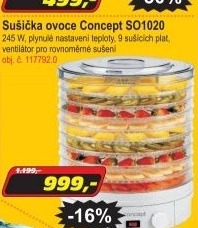 Sušička ovoce Concept SO1020