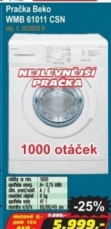 Pračka Beko WMB 61011