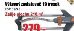 Zavlažovač plastový 19 trysek