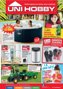 akční leták UNI HOBBY 19.5.2016-1.6.2016