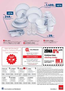 akční leták Kika nábytek 6.6.2016-19.6.2016