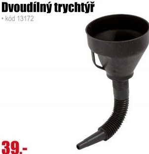 Trychtýř dvoudílný do auta