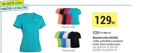 DÁMSKÉ BĚŽECKÉ TRIČKO EKIDEN MODRÉ