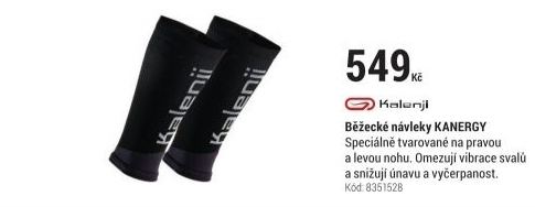 BĚŽECKÉ NÁVLEKY KANERGY ČERNO-ČERVENÉ