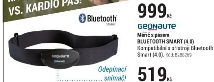 MĚŘIČ TEPOVÉ FREKVENCE KARDIO PÁS BLUETOOTH SMART (4.0)