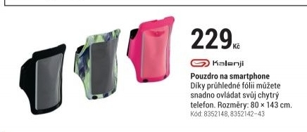 BĚŽECKÉ POUZDRO NA SMARTPHONE ČERNÉ