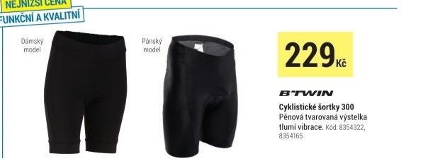 DÁMSKÉ CYKLISTICKÉ KALHOTY 300 ČERNÉ