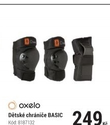 SADA 3 DĚTSKÝCH CHRÁNIČŮ BASIC ČERNÁ