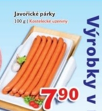 Párky javořické Kostelecké uzeniny